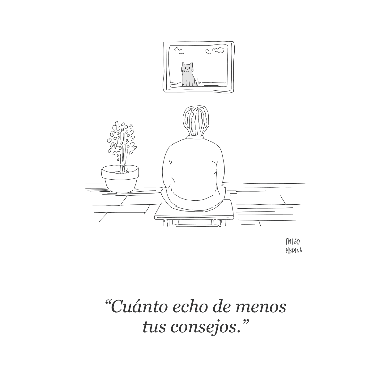 Echo de menos tus consejos