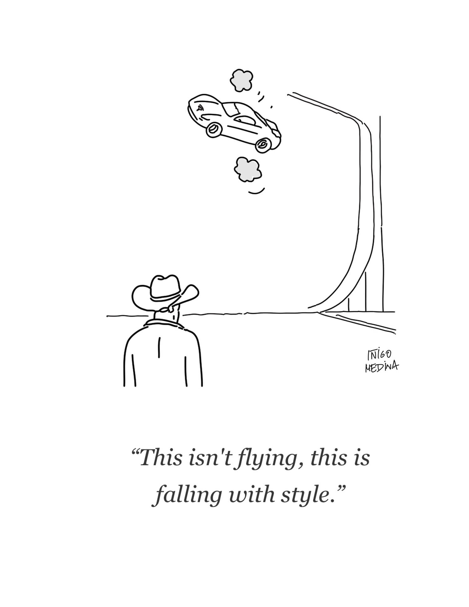 Falling with style