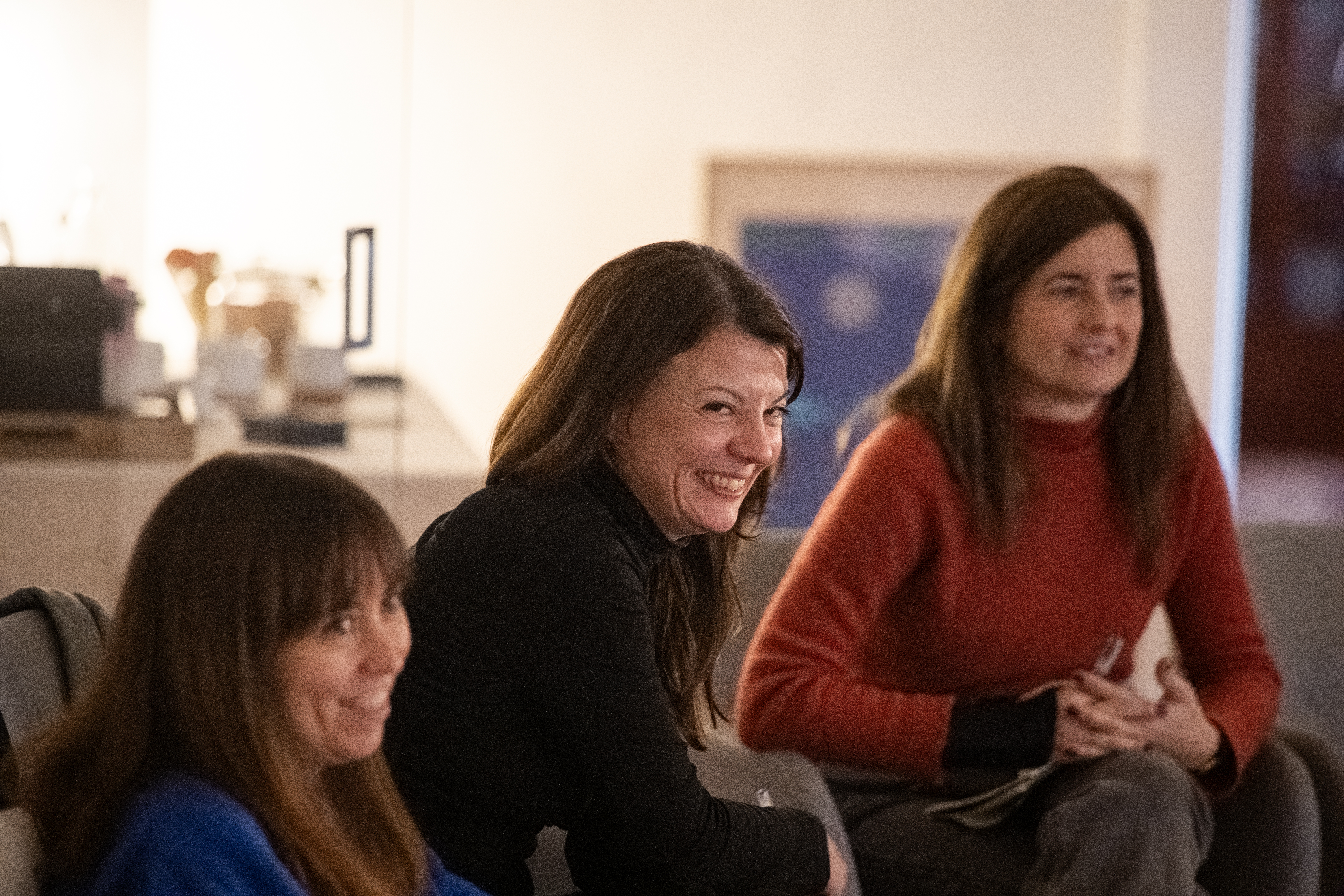 Participantes durante la sesión